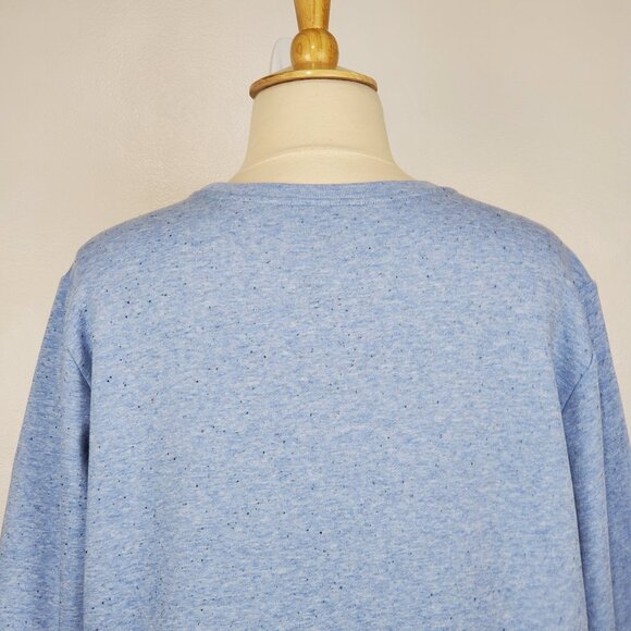 Karen Scott Sport Essential Blue Fleece Sweatshirt NEW NOWT Size 2X - Picture 7 of 12